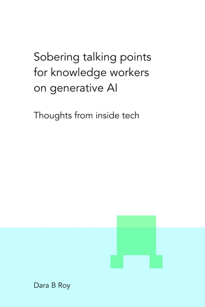 “Generative AI: Thoughts from Inside Tech”