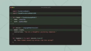 Apple launches Claude support in Foundation Models framework for seamless integration in developer workflows