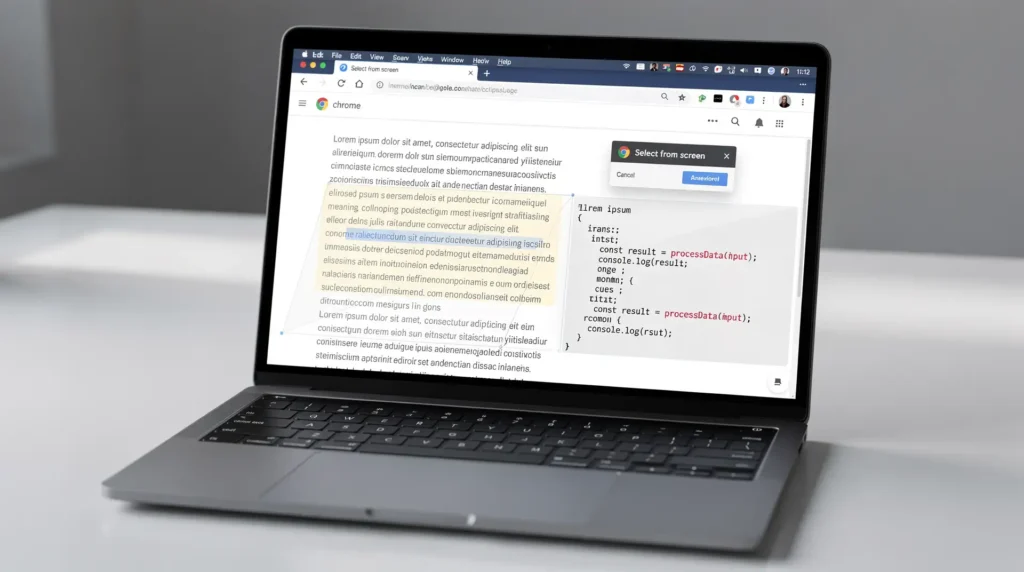 Google Enhances Gemini AI Assistant with Screen Selection Feature in Chrome